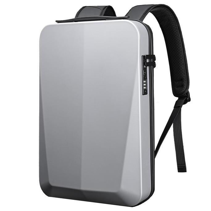 BG22201 Tas Bange Bag Slim Backpack Pria Cowok Kerja Kantor Laptop 15.6 Ipad 7.9 Hardcase USB TSA