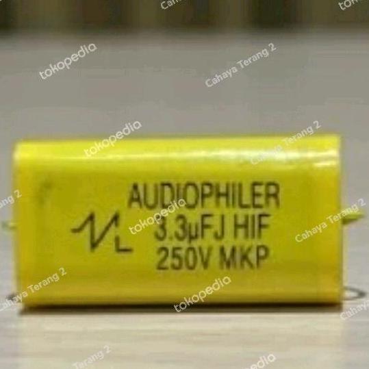 KAPASITOR AUDIOPHILER MKP 335 3300000PF 3300NF 3.3UF 5% 250V PM99
