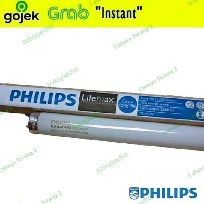 NEON TL-D PHILIPS 36 WATT/LAMPU TL PHILIPS 36W/765 PHILIPS PM99