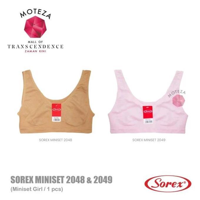 Sorex Miniset Pakaian Dalam / Bra Rajut BH ABG Anak Remaja Dewasa Perempuan  - 2048 ; 2049 Poliester