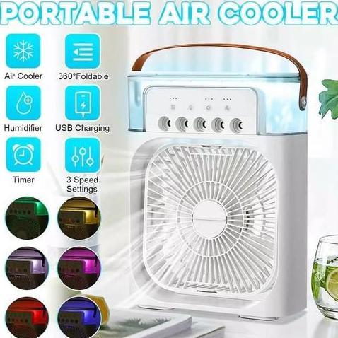 Kipas Ac Mini Portable 600ml - Air Cooler Portable Fan USB Mini