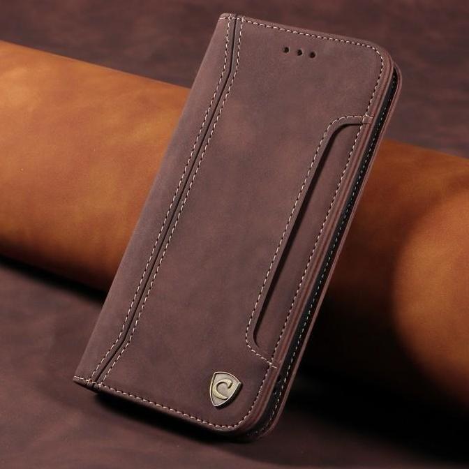 SAMSUNG S7 EDGE CASEON FLIP WALLET CARD SLOT LEATHER CASE C001 READY STOCK