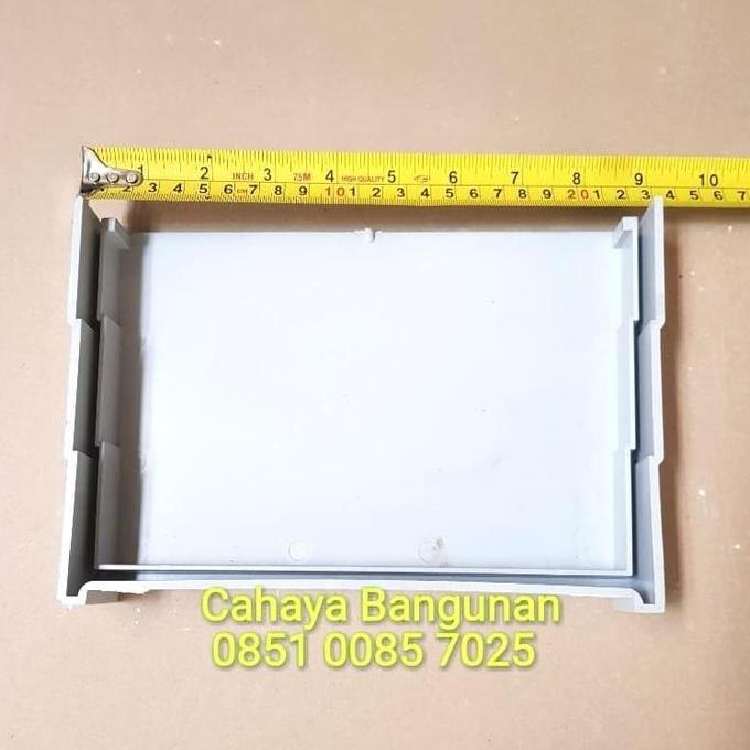 DY99 - Tutup Penutup Talang Air Langgeng Kotak Tutupan PVC 8" Inch 8Inc 8Inch
