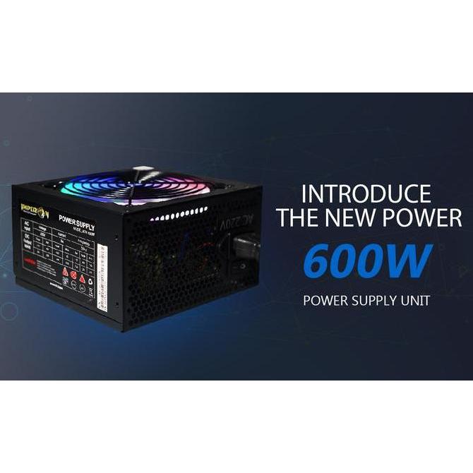 psu power supply imperion 600 watt atx 8 pin vga