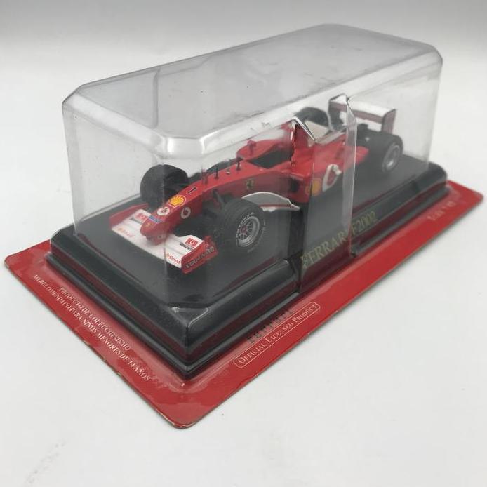Diecast Ferrari F2002 skala 1:43 official licensed product