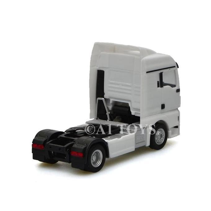 Miniatur Truk MAN TGX XLX rigid tractor putih Herpa 6.5 cm 1:87