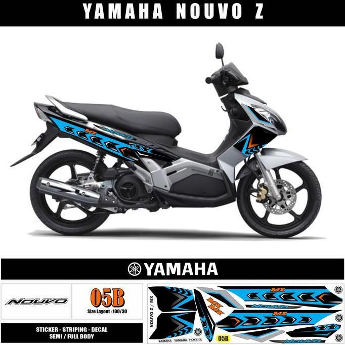 striping Yamaha Nouvo Z / decal Nouvo Z / variasi Yamaha Nouvo Z Motor Motorcycle