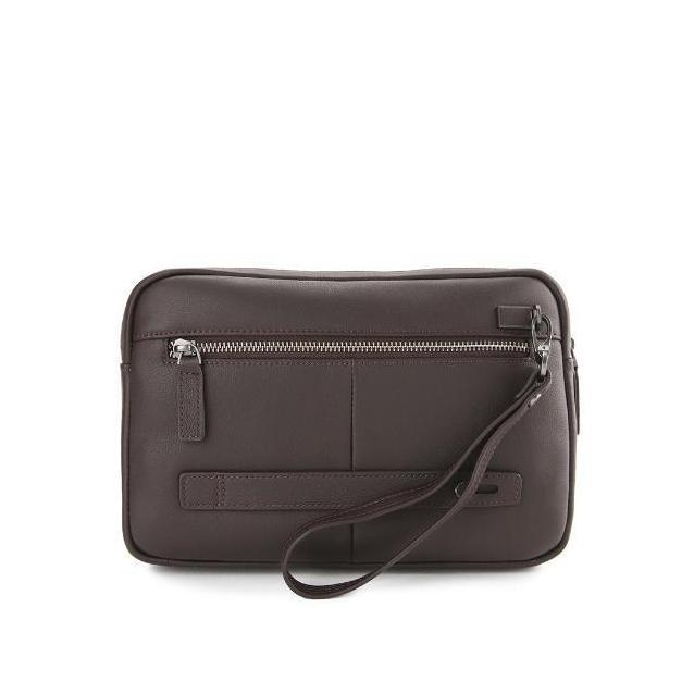 Sale Hush Puppies Tas Pria Woody Clutch Dark Brown