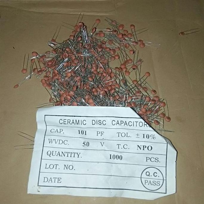 CERAMIC KAPASITOR KERAMIK 100PF 101 YATZ27