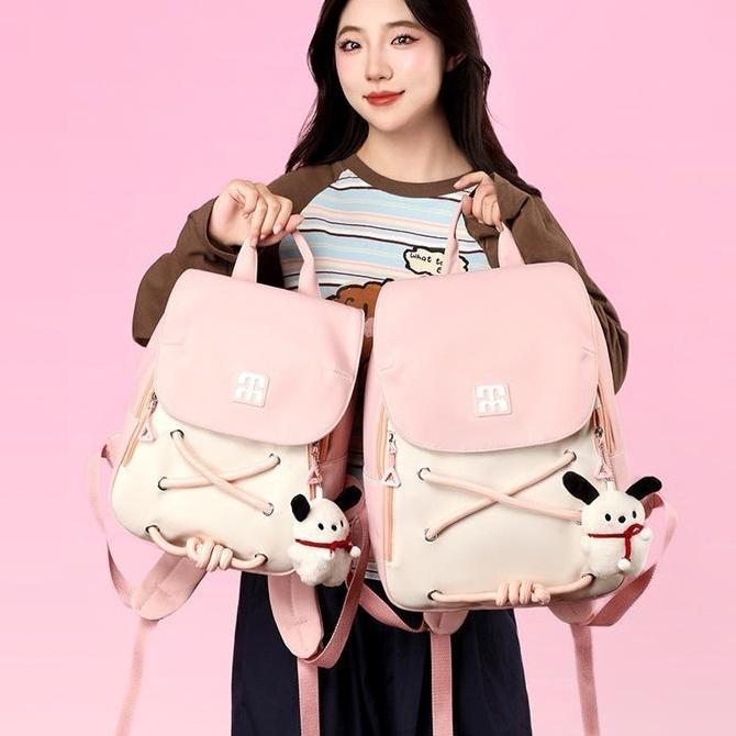 Promo Tas Bahu Mini Gadis Imut Versi Korea Wanita Dari Ransel Mini Segar Ransel Mini Serbaguna Porta