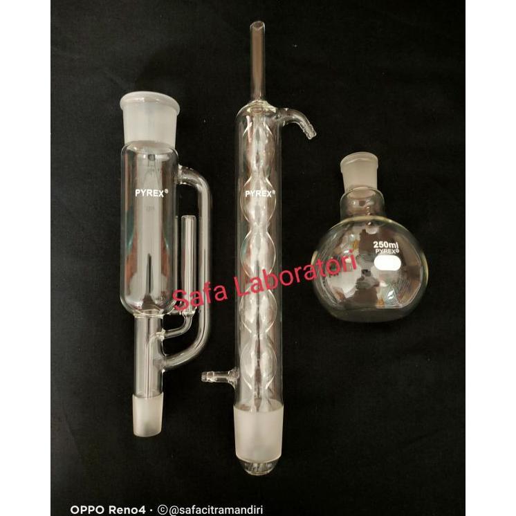 Soxhlet Set 250Ml Pyrex/ Soxhlet Extractor 250Ml Pyrex
