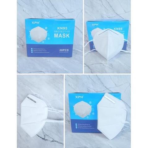 JS MASKER KN95 / KN95 HIJAB PUTIH 5 pcs