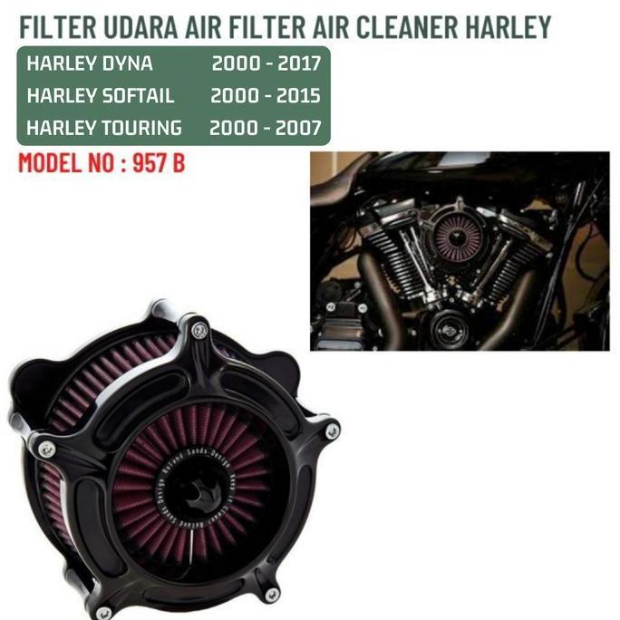 air filter UDARA HARLEY DYNA TOURING SOFTAIL model 957 B HARLEY