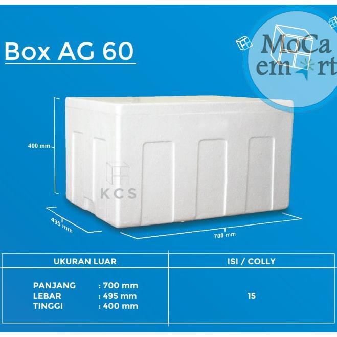 Sterofoam Box / Styrofoam Box 60Kg