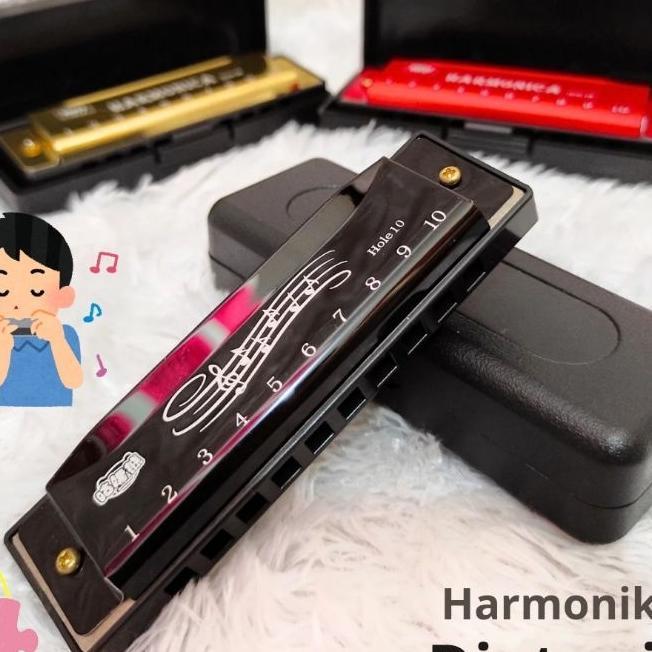 Harmonika Diatonik Alat Musik Harmonica 10 Holes