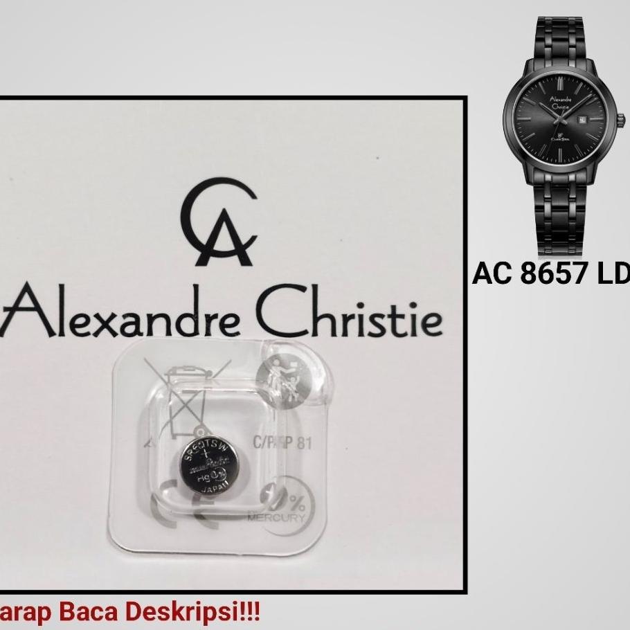 Baterai Jam Tangan Alexandre Christie Ac 8657 Ld