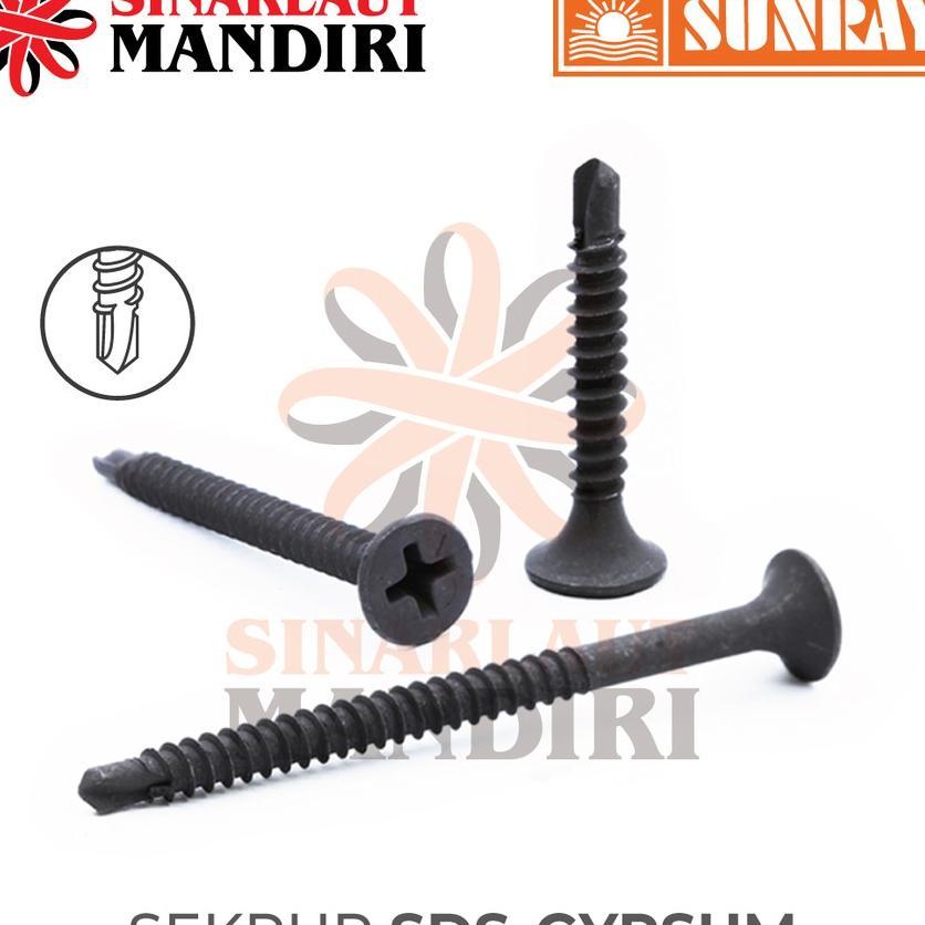 Sekrup / Skrup  Sds Gypsum Drywall / Sds Drywall Screw 6 X 2"