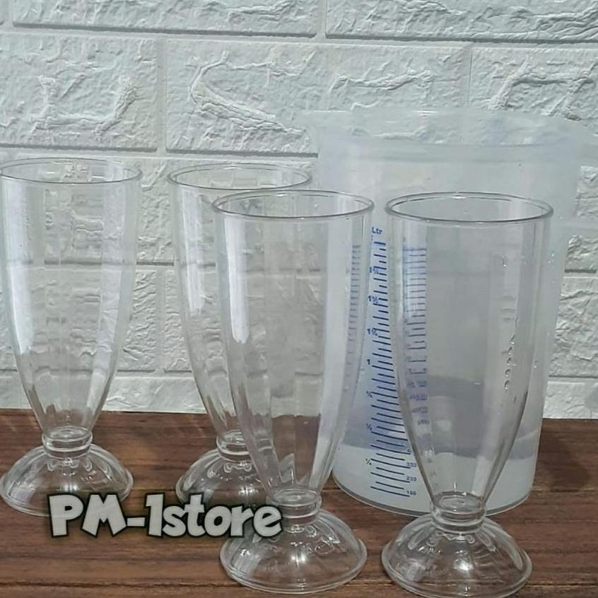 Gelas Bening Anti Pecah / Gelas Plastik /Gelas Kristal / Gelas Jus Plastik Gelas Jus Mika Bening