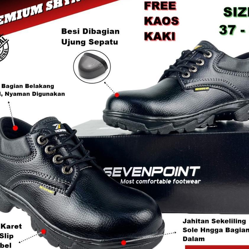 Sepatu Safety Pria Wanita Original Sefty Shoes Proyek Kerja Lapangan Sefti Kitchen Savety Outdoor Pt