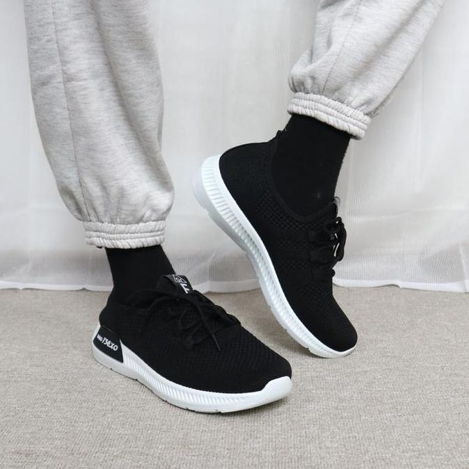 Gsi Aira Sepatu Sports Wanita Sneakers Rajut Casual Karet Anti Slip Jogging 0017 Cewek Bahan Rajut S