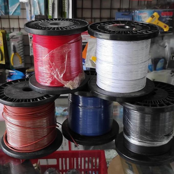 100M AWG18 18AWG PER ROLL ISI 100 METER HIGH QUALITY TEMBAGA PUTIH ORIGINAL AWG 18 AMERICAN WIRE GAU