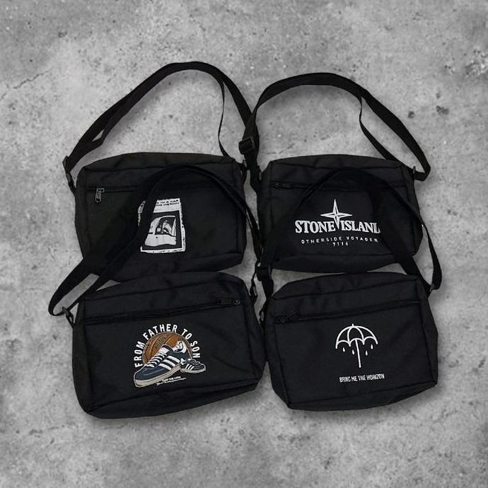 Slingbag Mini Pria Wanita Motif Distro HS