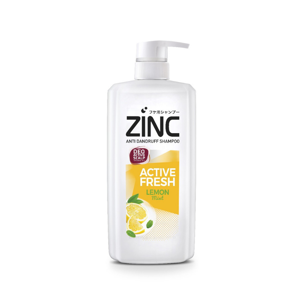 Zinc Shampoo Active Fresh Botol 680 ml x3 - Gambar 4