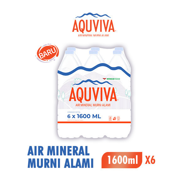 AQUVIVA Air Mineral 1600 ml x6
