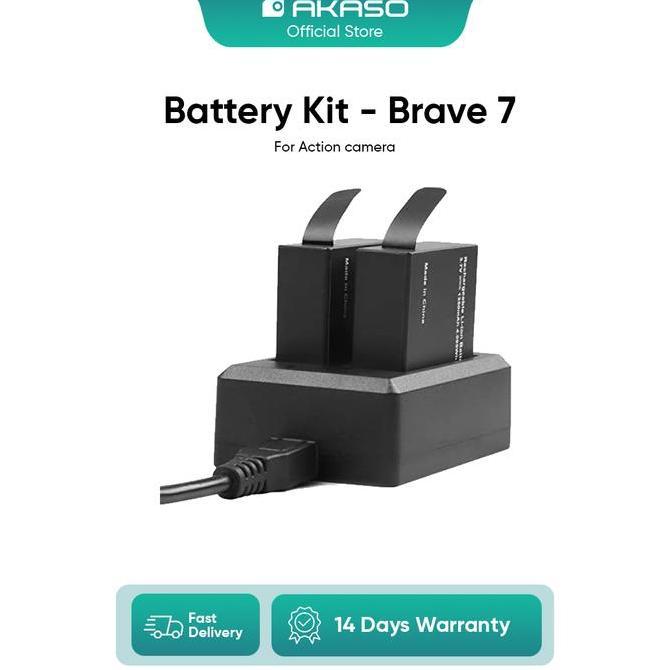 Akaso Battery Kit For Akaso Action Camera