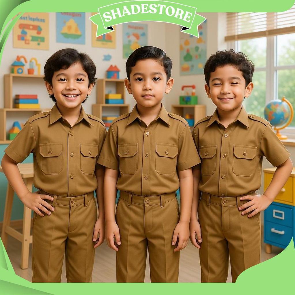 BAJU PROFESI ANAK PNS LAKI LAKI/CELANA SRAGAM PROFESI ANAK GURU KZ Teratas