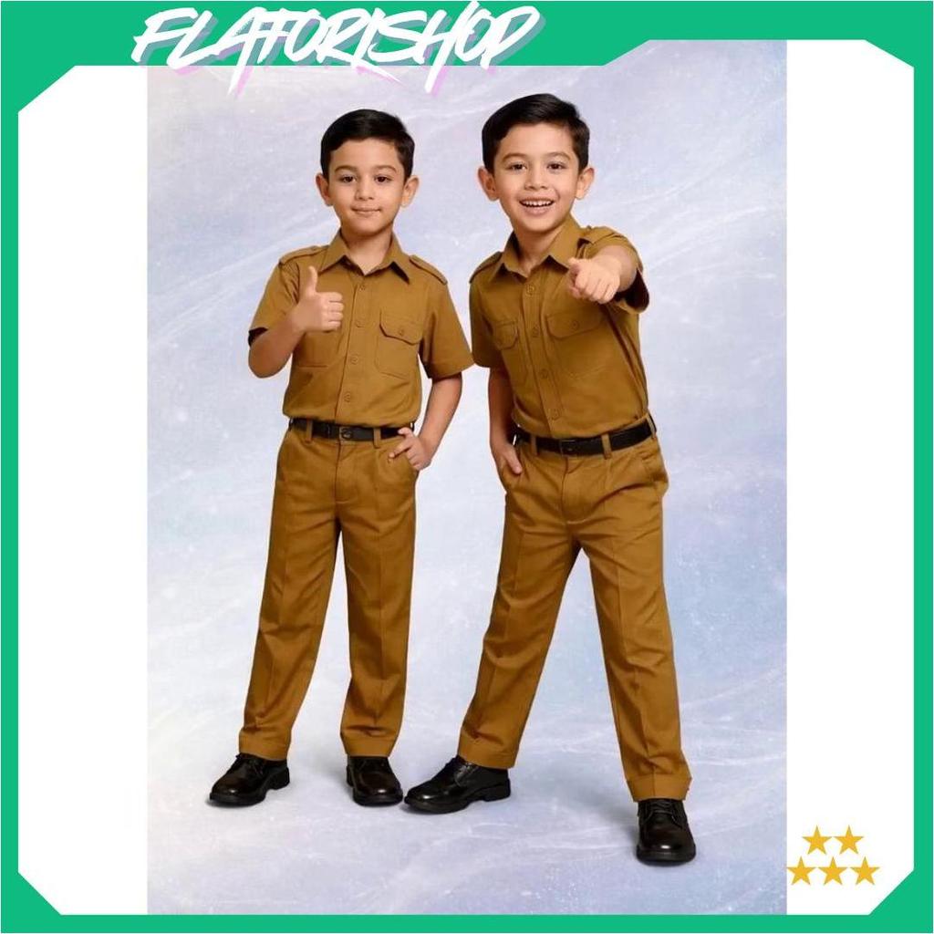 BAJU PROFESI ANAK PNS LAKI LAKI/CELANA SRAGAM PROFESI ANAK GURU KZPromo