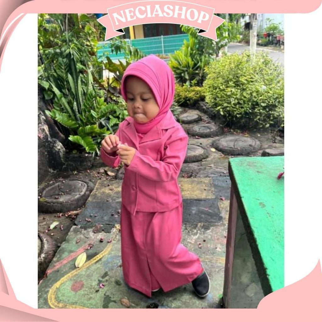 Baju anak BHAYANGKARI / 1 stell baju BHAYANGKARI anak / baju BHAYANGKARI anak muslim KZ Ori