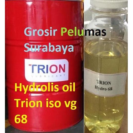 TERBARU - TRION Hydraulic iso vg 68 oli hydrolis hidrolis oil hidrolik sae 10 DRUM
