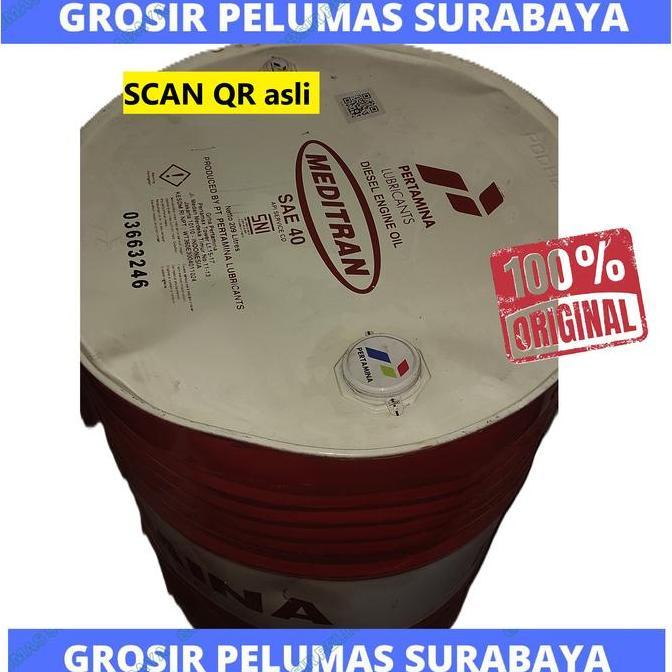 HARGA DISC - Oli Diesel Pertamina Meditran 40 sae 40 diesel engine oil drum 209ltr