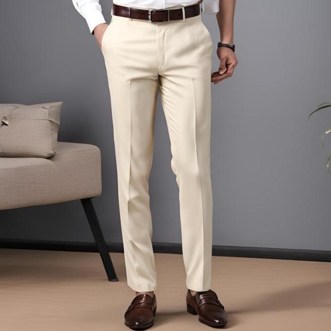 STYLE FASHION PREMIUM Celana Panjang Pria Kantor Kerja Formal Slim fit - Outfit Nyaman Elegant - ZaS