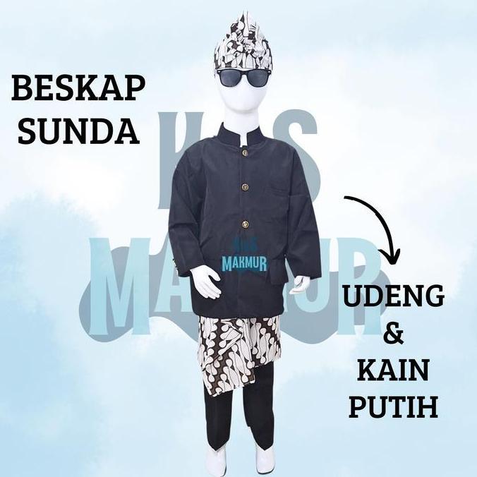 Warungbu_asri - Baju beskap adat jawa sunda stelan adat daerah sunda tk sd anak laki laki setelan be