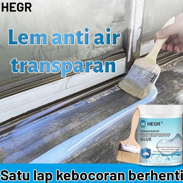 READY STOK Lem Waterproof 1kg Anti Bocor Tahan Air Lem Anti Air Transparan Cocok untuk kamar mandi, 