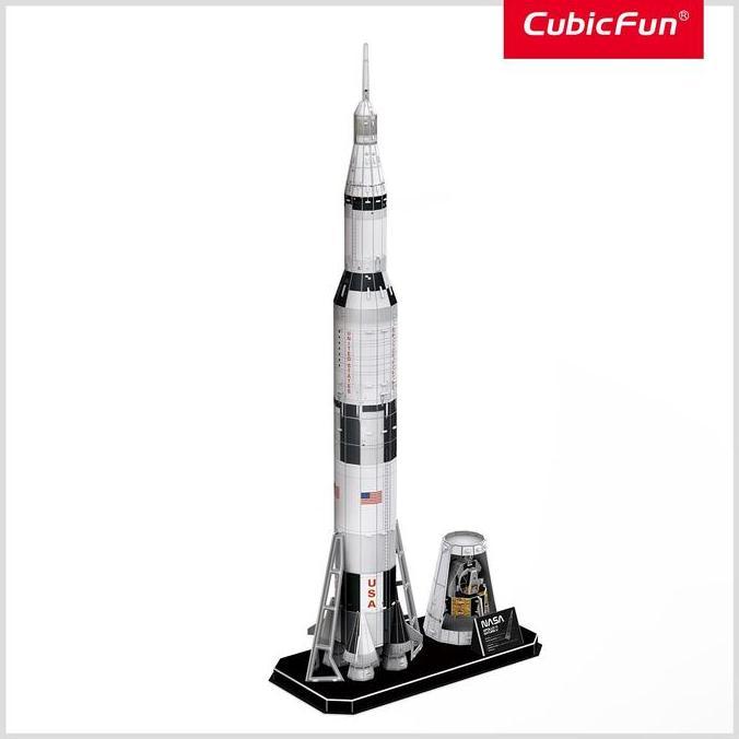 Cubicfun NASA Apollo Saturn V Rocket - 3D Puzzle GM