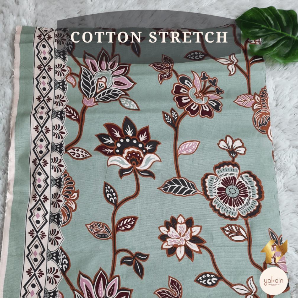 UNstore - Kain Batik Katun Cotton - Batik Hijau Pastel