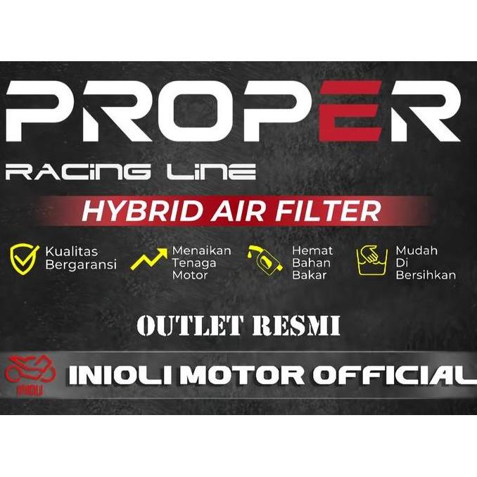 FILTER UDARA PROPER GEN 2 AEROX NEW AEROX NMAX NEW NMAX NEO B65 B8R B6H SPONGE FILTER BUSA PROPER RA
