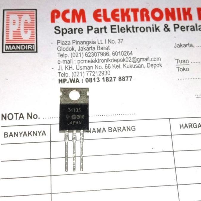 D1135 2SD1135 D 1135 2SD 2 SD1135 TR ORIGINAL TRANSISTOR TO220 TO-220 D'90