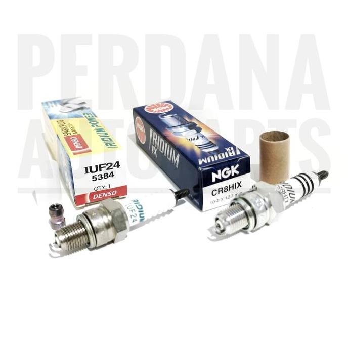 Busi Iridium Kawasaki KLX 125 150 Bore Up Jamin Asli DENSO / NGK