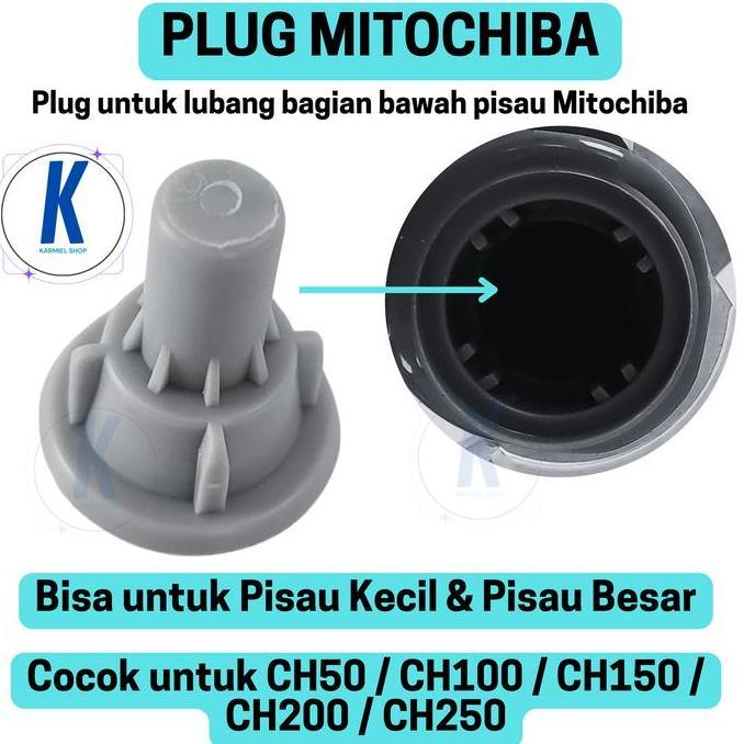 Plug Mitochiba Ch 200 / Ch50 / Ch100 / Ch200 Konektor Pisau Untuk Seri Ch50 Ch100 Ch200 Ch250 - Spar