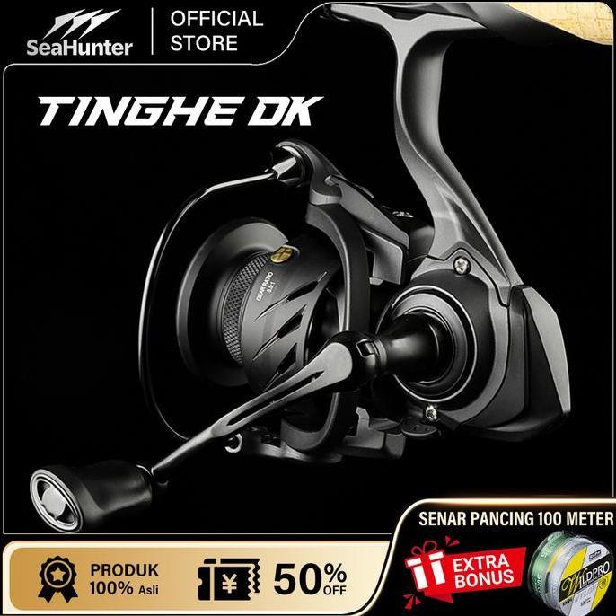 [OFFICIAL] SeaHunter TINGHE DK Power Handle 2500-5000 Spinning Reel Pancing, 7+1BB Bola Berlubang, R