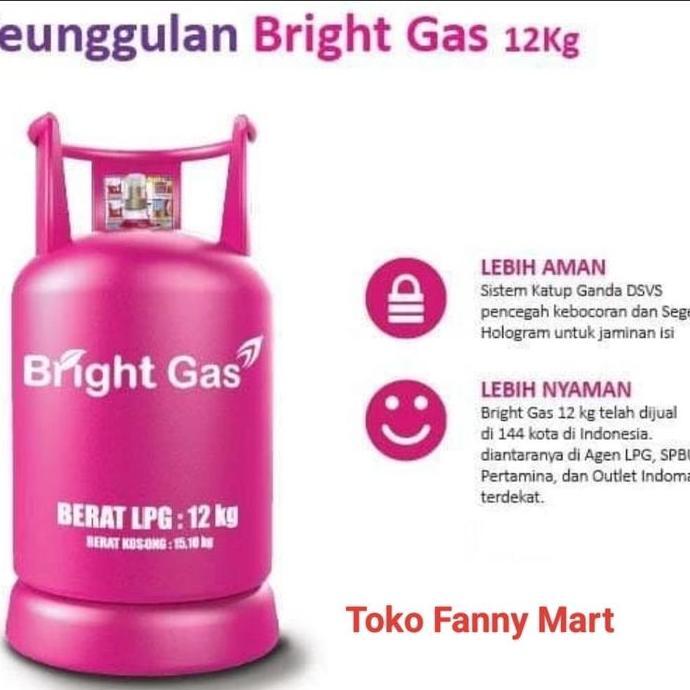 Bright Gas 12 kg  Tabung + isi
