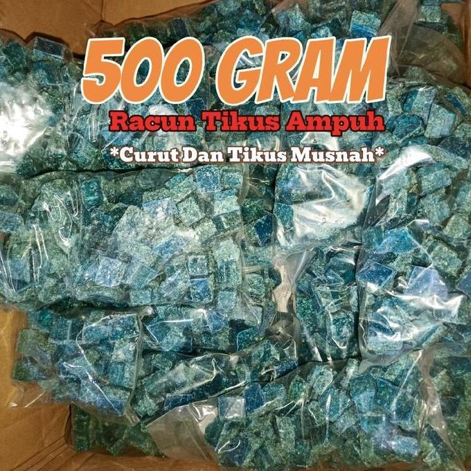 Obat Tikus Siap Pakai Mati Kering Kemasan 50G Sd 500G