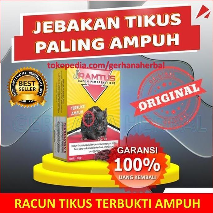 Ramtus Racun Tikus Paling Ampuh Dan Efektif - Racun Pembasmi Tikus