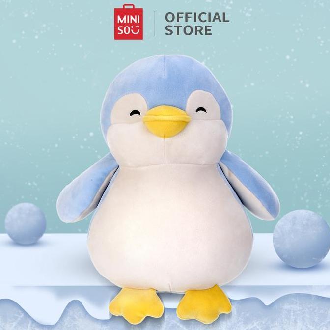 Miniso Official Toys Boneka Small Penguin Doll Plush Toy  Lucu Mainan Anak  Gemoy Lembut  Anak Bonek