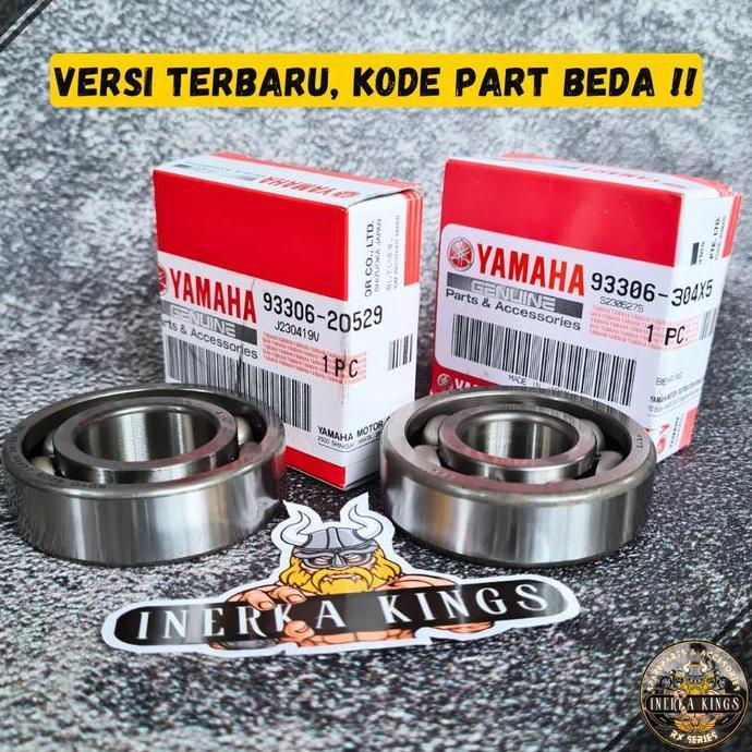 Laher Bearing Kruk Krun As Hh Speed Rx King Vega R Orinal YGP 93306-304X5 & 93306-205X9 & 93306-2052