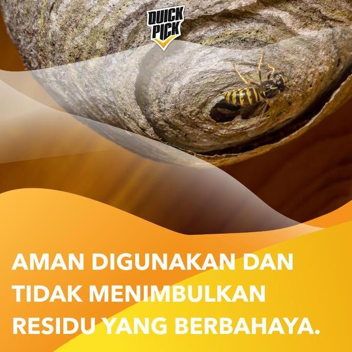Happy- Semprotan Pembasmi Serangga Quickpick (Free 250Ml) Aromatic Spray Pembasmi Lalat, Kecoa, Tawo